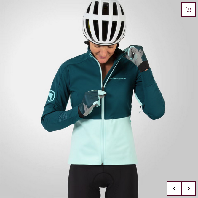 ENDURA WOMEN'S WINDCHILL JACKET II DEEP TEAL