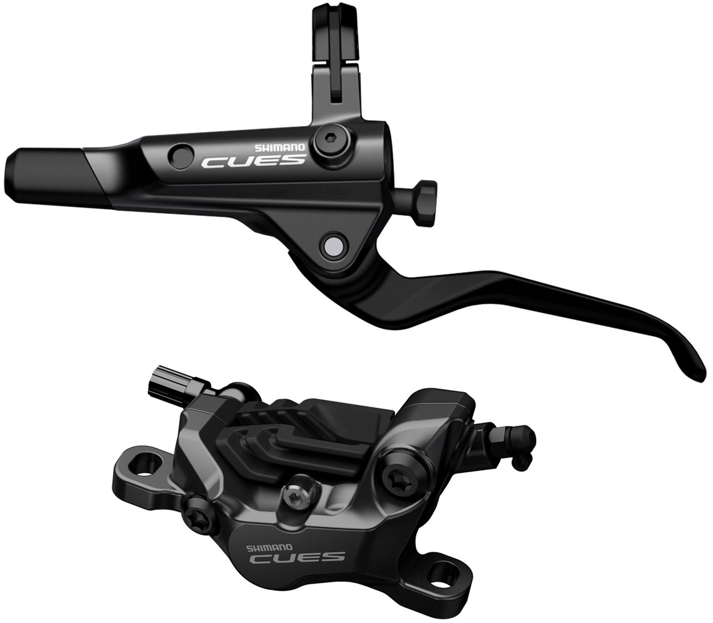 SHIMANO CUES BL-U8000 + BR-U8020 FRONT RIGHT BRAKE LEVER & POST MOUNT 4 POT CALLIPER