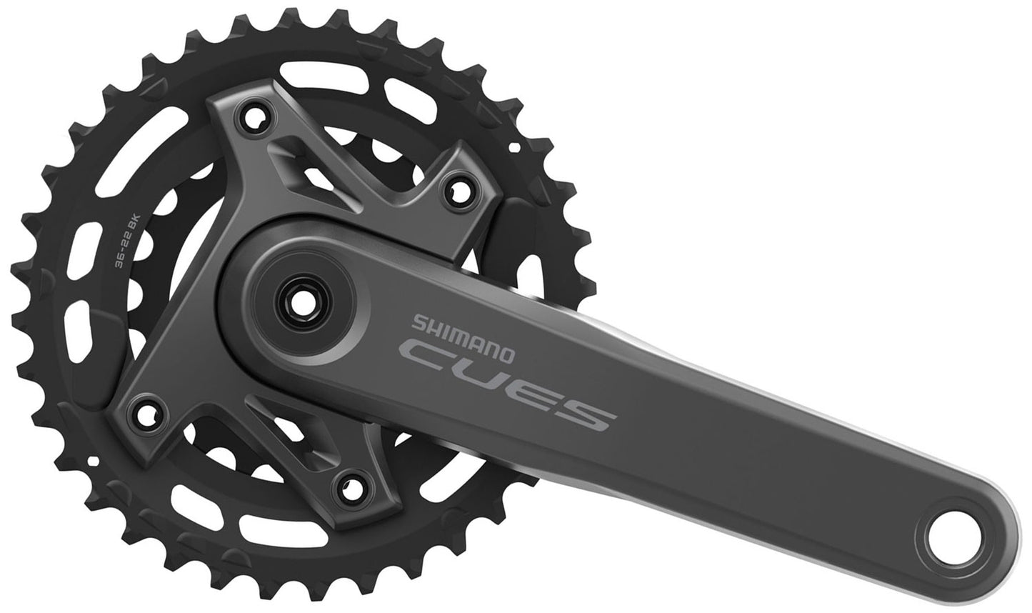 SHIMANO CUES FC-U6000 9/10/11-SPEED BOOST CRANK 36/22T