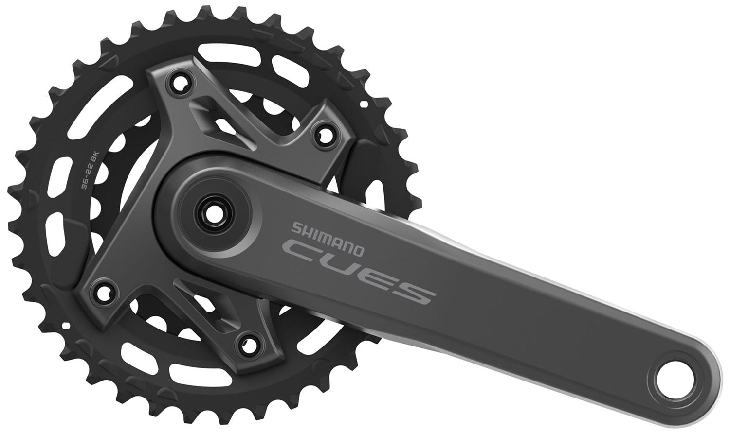SHIMANO CUES FC-U6000 9/10/11-SPEED BOOST CRANK 36/22T