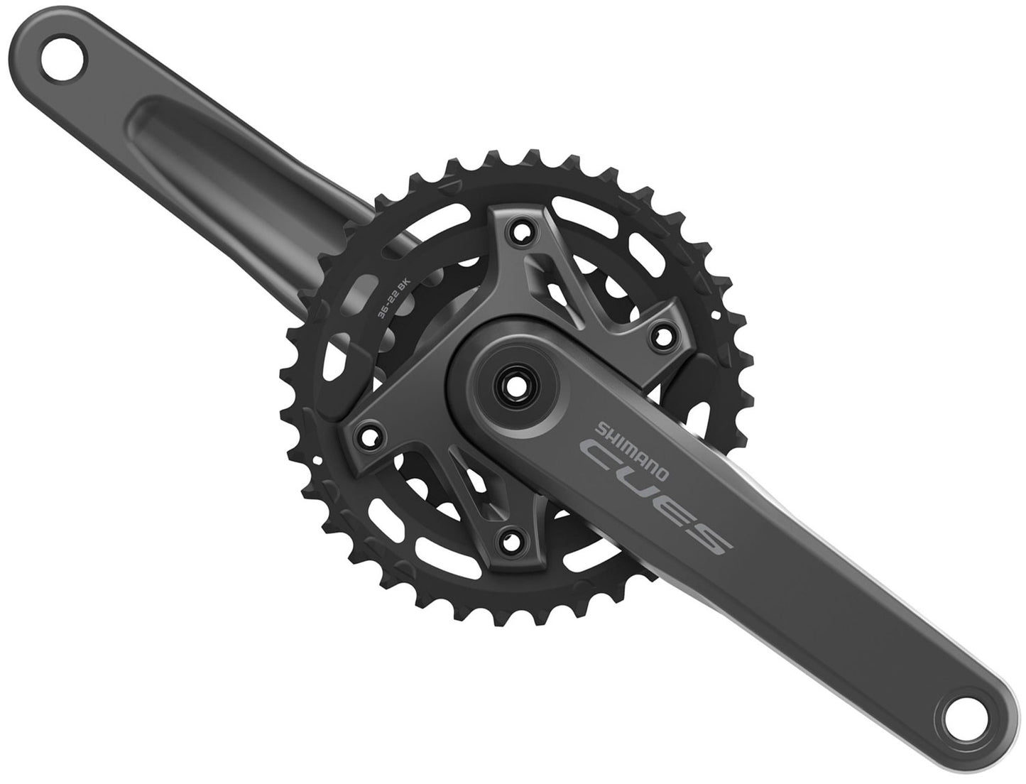 SHIMANO CUES FC-U6000 9/10/11-SPEED BOOST CRANK 36-22T