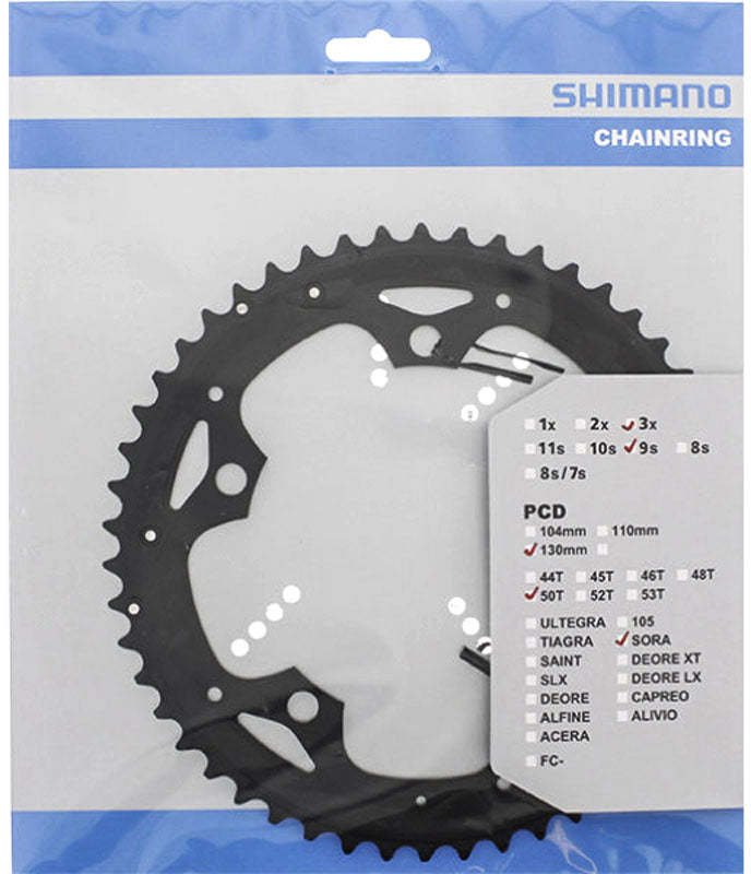 SHIMANO SORA FC-R3030/FC-3503 CHAINRING 50T-D WITH CHAINGUARD