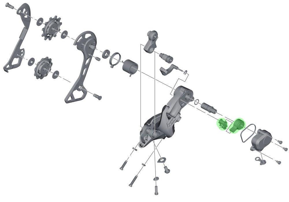 SHIMANO STABILIZER UNIT FOR XTR/XT/SLX/DEORE/GRX REAR DERAILLEURS