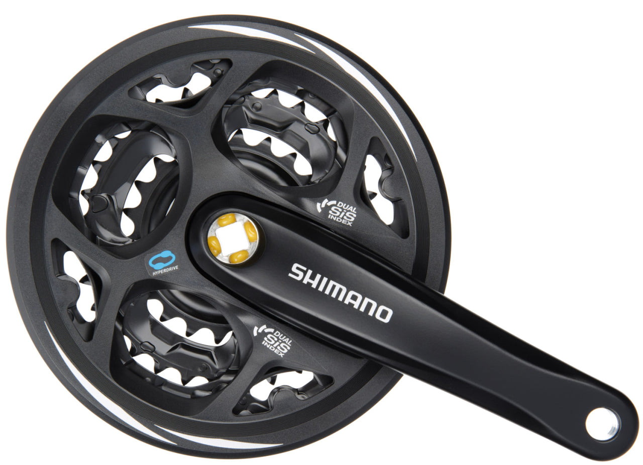 SHIMANO ALTUS FC-M311 3x7/8-SPEED CRANKSET 48/38/28T WITH CHAINGUARD