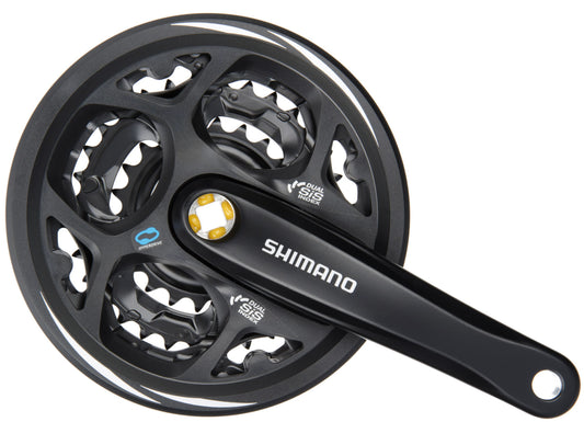 SHIMANO ALTUS FC-M311 3x7/8-SPEED CRANKSET 48/38/28T WITH CHAINGUARD
