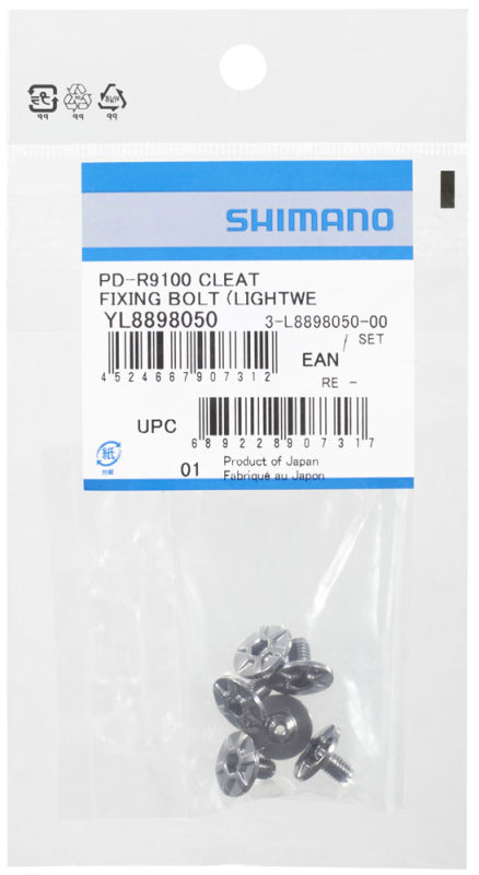 SHIMANO CLEAT FIXING BOLTS FOR PD-R9100