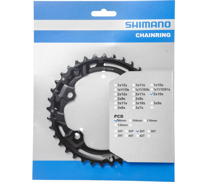 SHIMANO DEORE FC-M4100-2/M4100-B2 2x10-SPEED CHAINRING