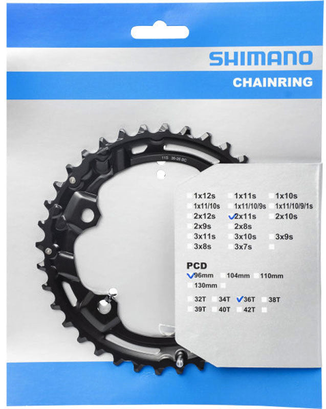 SHIMANO DEORE FC-M5100-2/M5100-B2 2x11-SPEED CHAINRING