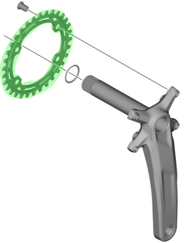 SHIMANO DEORE FC-M5100 10/11-SPEED CHAINRING