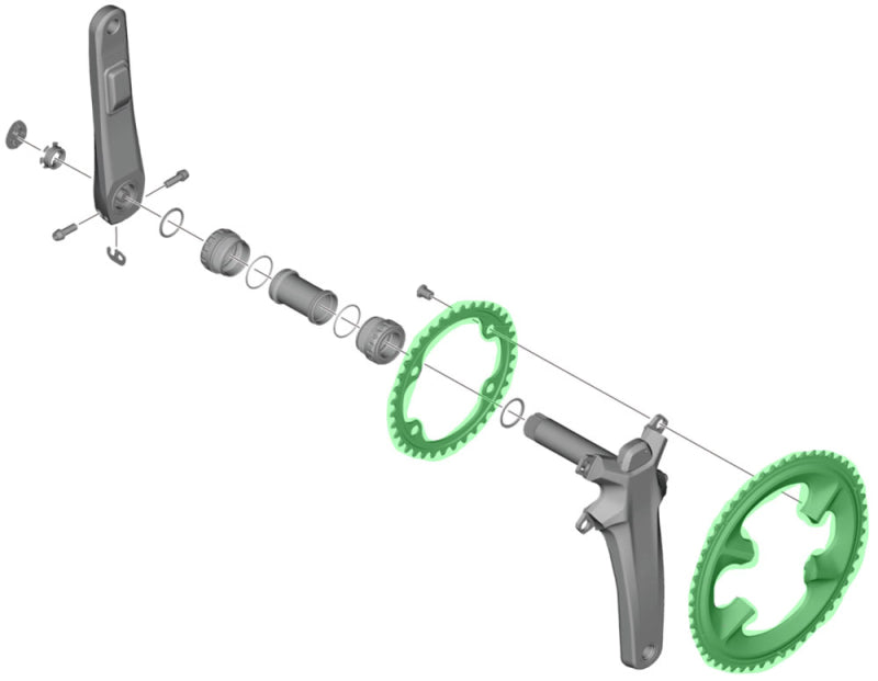 SHIMANO DURA ACE 12-SPEED CHAINRING FOR FC-R9200 54/40T