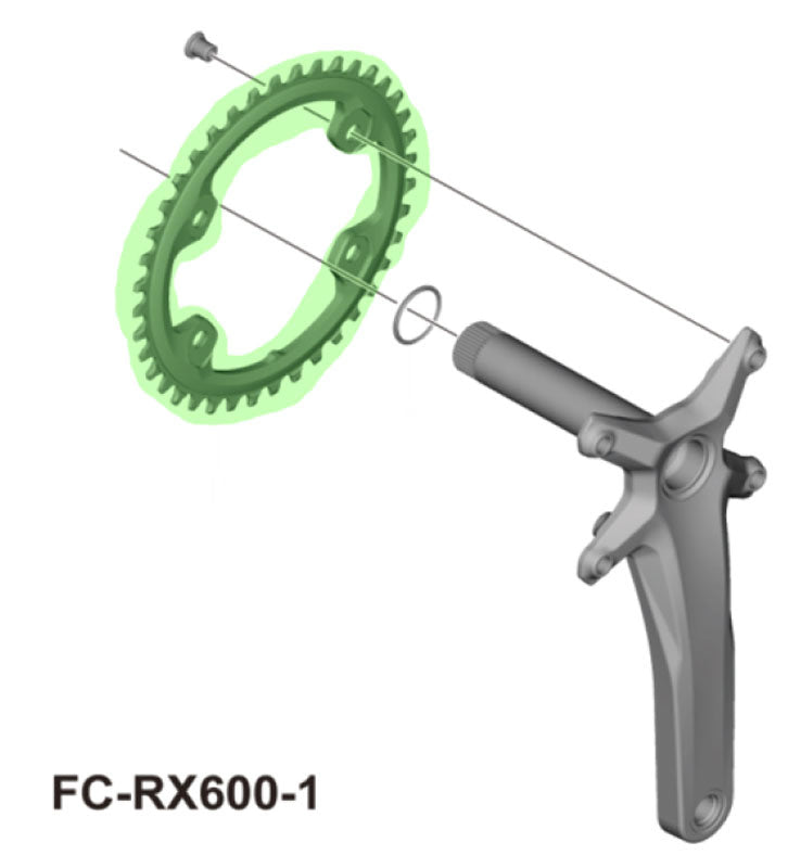 SHIMANO GRX FC-RX600 1x11-SPEED CHAINRING