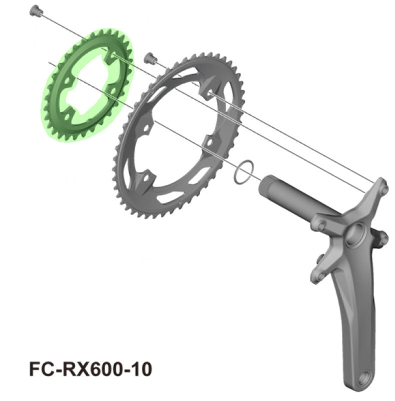 SHIMANO GRX FC-RX600 2x10/11-SPEED CHAINRING