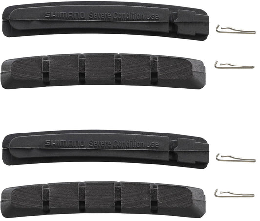 SHIMANO M70R2 BRAKE PADS FOR CARTRIDGE BRAKE SHOES (2 PAIRS)