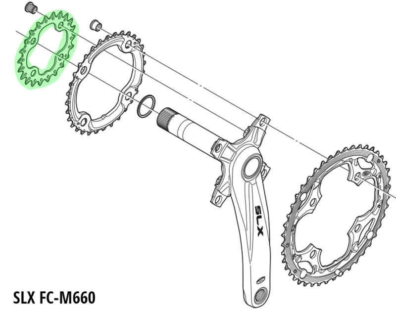 SHIMANO SLX/DEORE 10-SPEED FOR FC-M660/M617