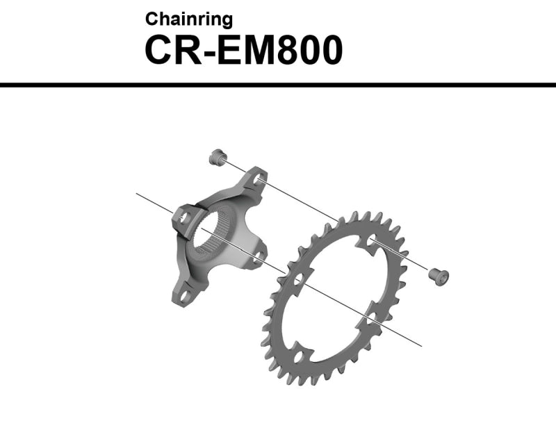 SHIMANO STEPS CR-EM800 CHAINRING