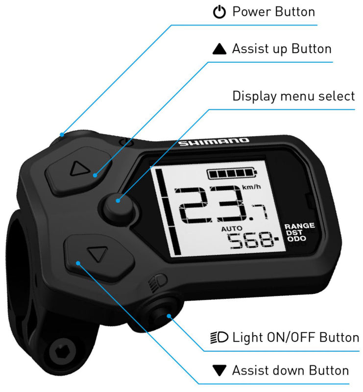SHIMANO STEPS SC-EN500 I-SPEC EV CYCLE COMPUTER
