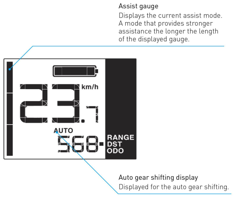 SHIMANO STEPS SC-EN500 I-SPEC EV CYCLE COMPUTER