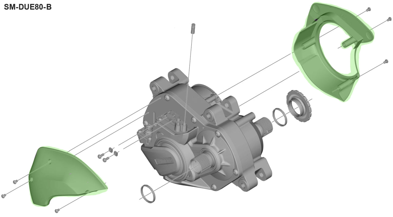 SHIMANO STEPS SM-DUE80-B HOUSING FOR DU-E8000 TYPE-B