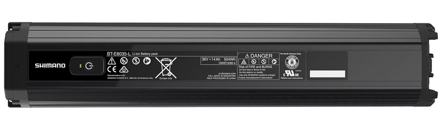 SHIMANO STEPS BT-E8035-L 504Wh BATTERY INTEGRATED