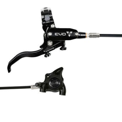 HOPE TECH 4 EVO X2 FLAT MOUNT BRAKES BRAIDERD HOSE