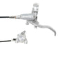 HOPE TECH 4 EVO X2 FLAT MOUNT BRAKES BRAIDERD HOSE