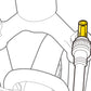 TOPEAK PRESSURE-RITE VALVE ADAPTER SCHRADER