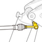TOPEAK PRESSURE-RITE VALVE ADAPTER SCHRADER