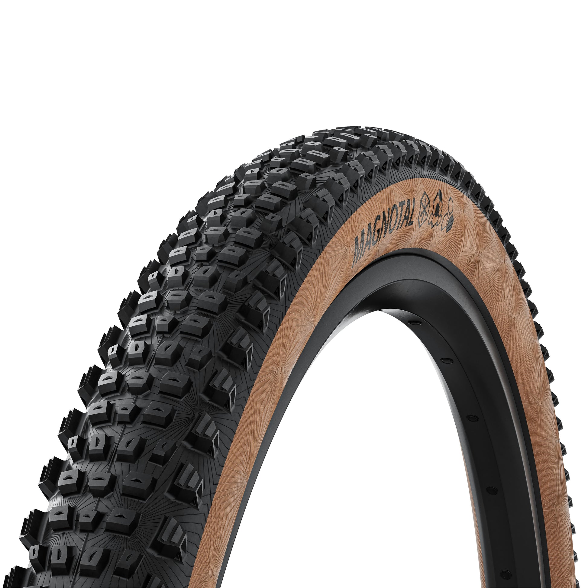 CONTINENTAL MAGNOTAL TRAIL GRIP 29 x 2.40" FOLDABLE TYRE BLACK/TRANSPARENT