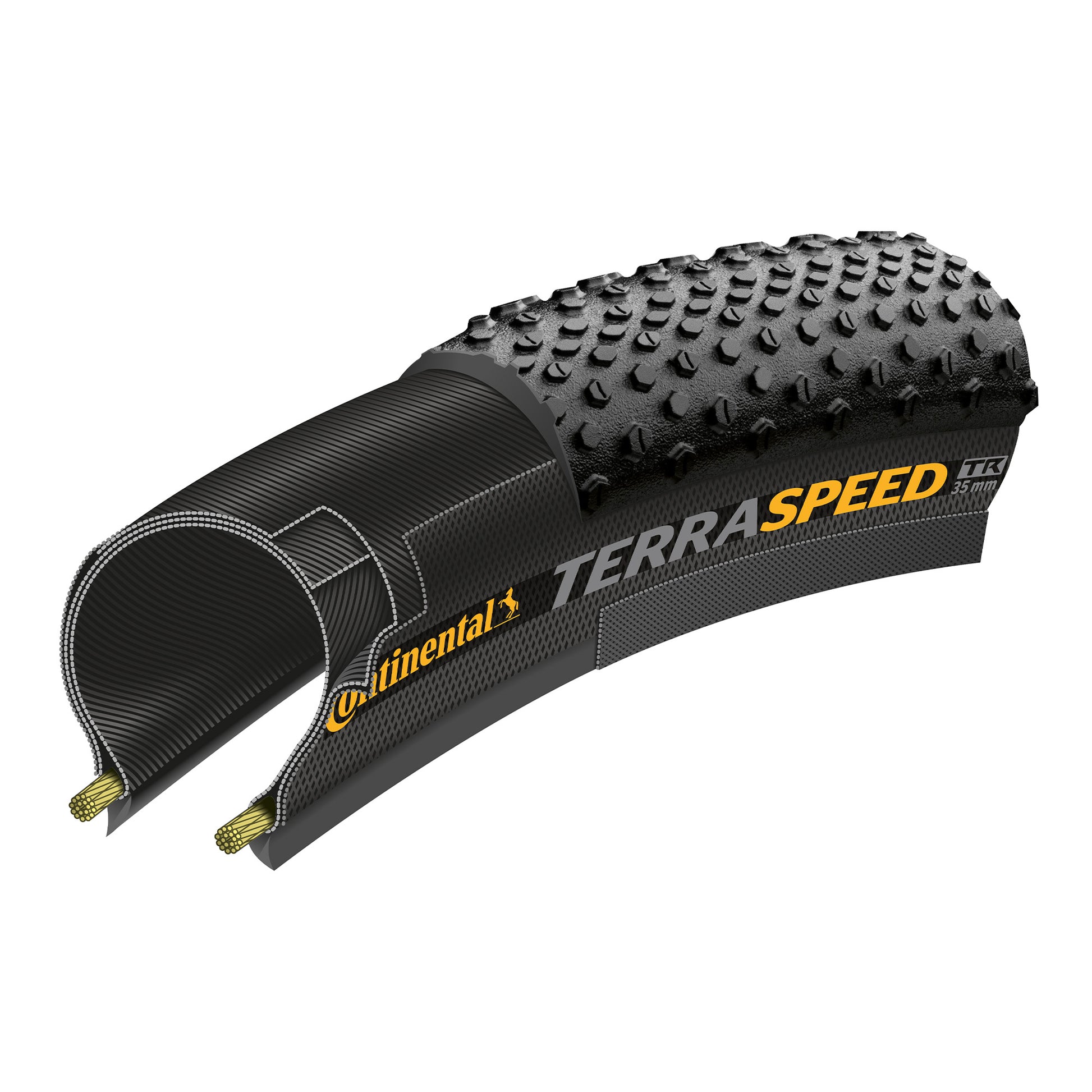 CONTINENTAL TERRA SPEED PROTECTION TLR 700x40c FOLDING TYRE
