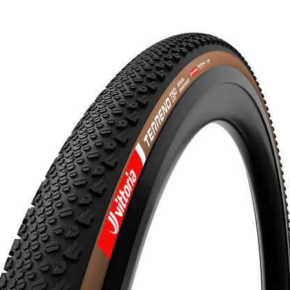 VITTORIA TERRENO T50 MIXED 700C GRAVEL ENDURANCE TLR E-25 FOLDING TYRE BROWN