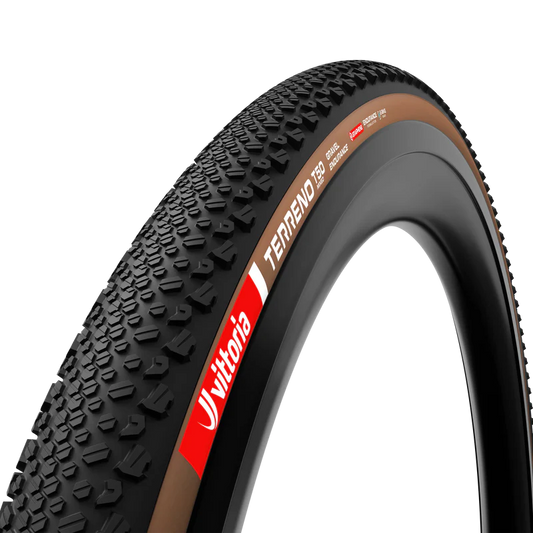 VITTORIA TERRENO T50 MIXED 700C GRAVEL ENDURANCE TLR E-25 FOLDING TYRE BROWN