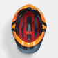 BONTRAGER RALLY WAVECEL MOUNTAIN BIKE HELMET BATTLESHIP BLUE/ORANGE