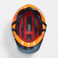 BONTRAGER RALLY WAVECEL MOUNTAIN BIKE HELMET - BATTLESHIP BLUE/ORANGE