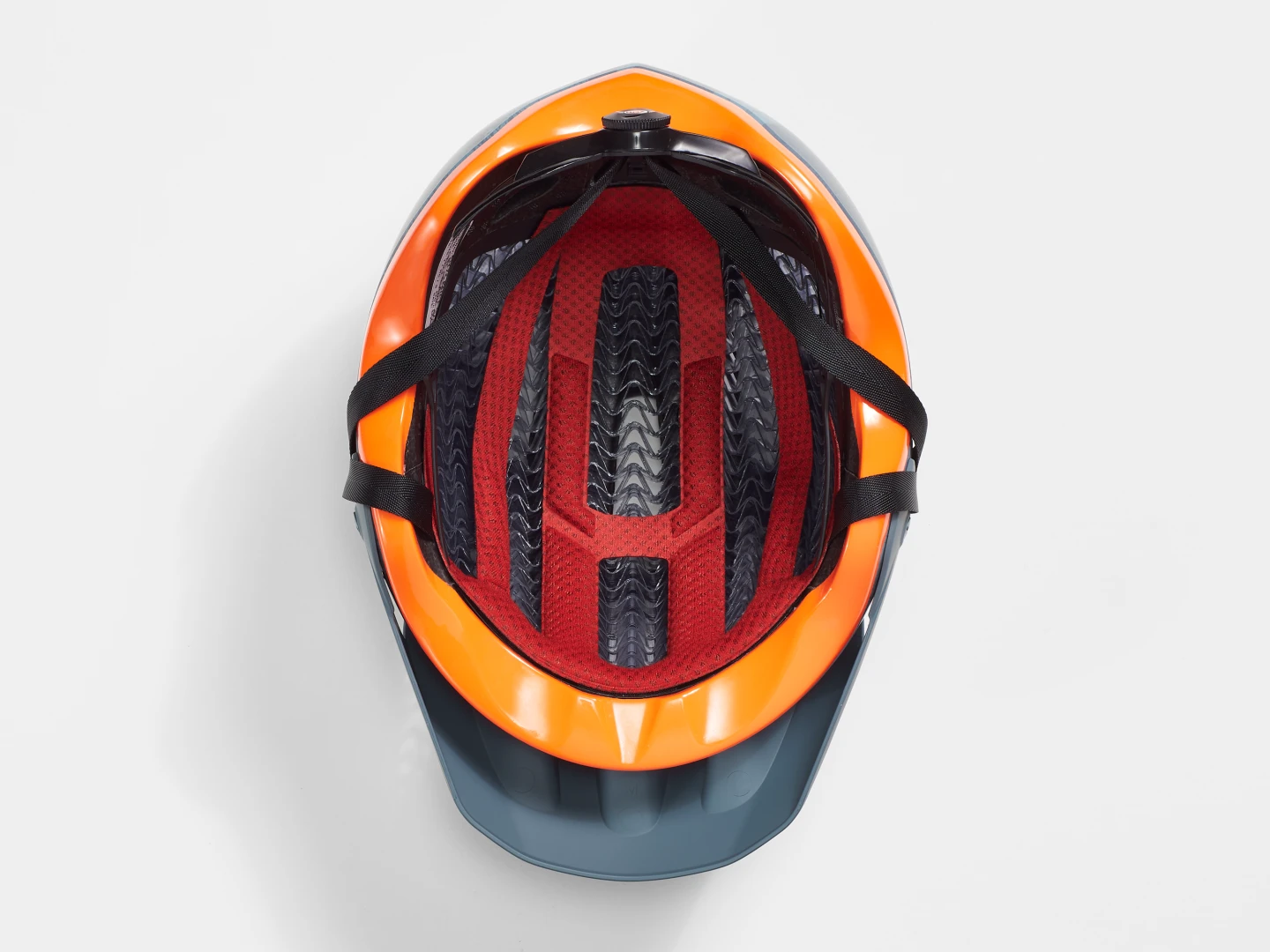 BONTRAGER RALLY WAVECEL MOUNTAIN BIKE HELMET - BATTLESHIP BLUE/ORANGE