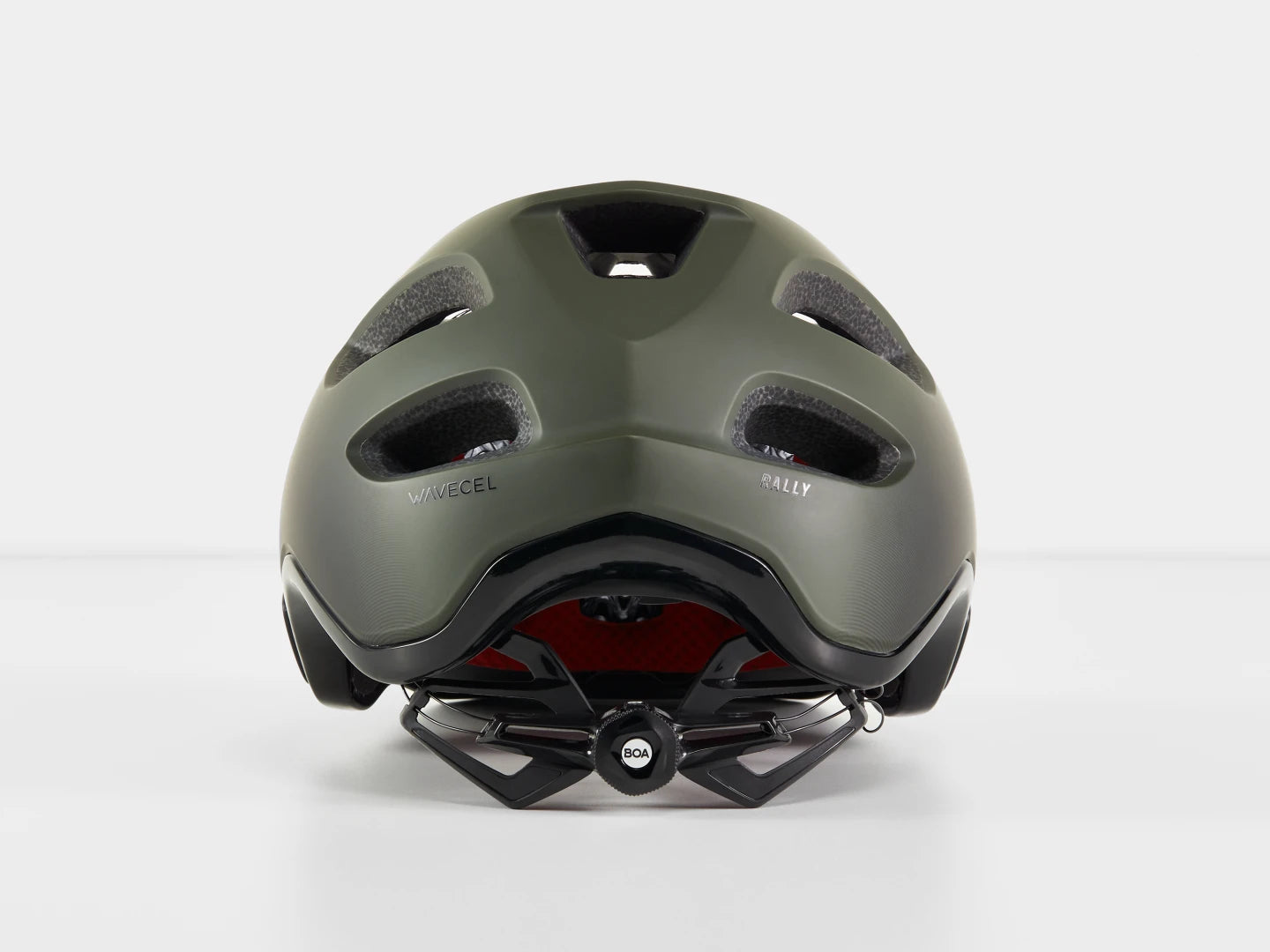 BONTRAGER RALLY WAVECEL MOUNTAIN BIKE HELMET - BLACK/OLIVE GREY