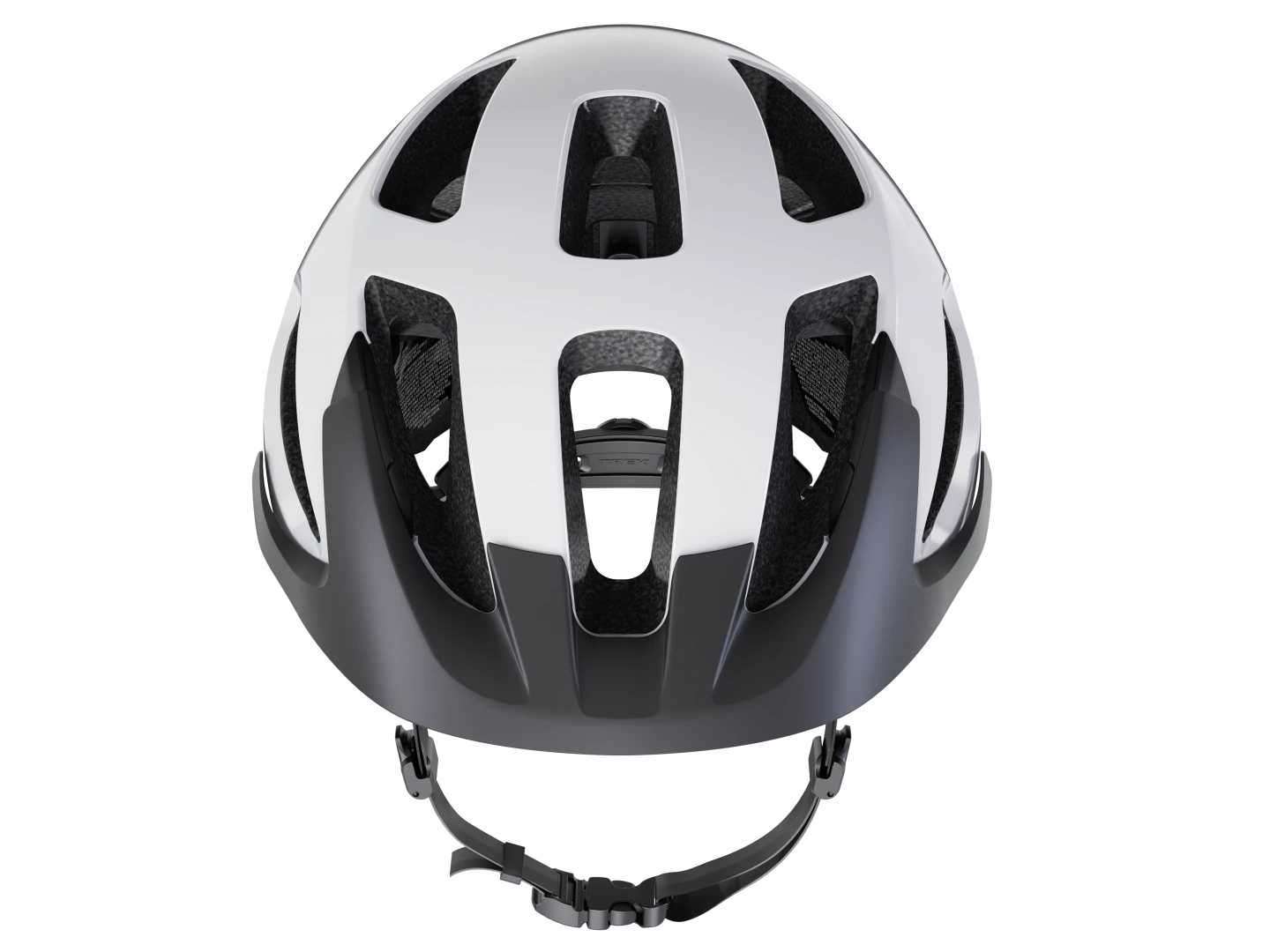 TREK SOLSTICE BIKE HELMET GLOSS CRYSTAL WHITE