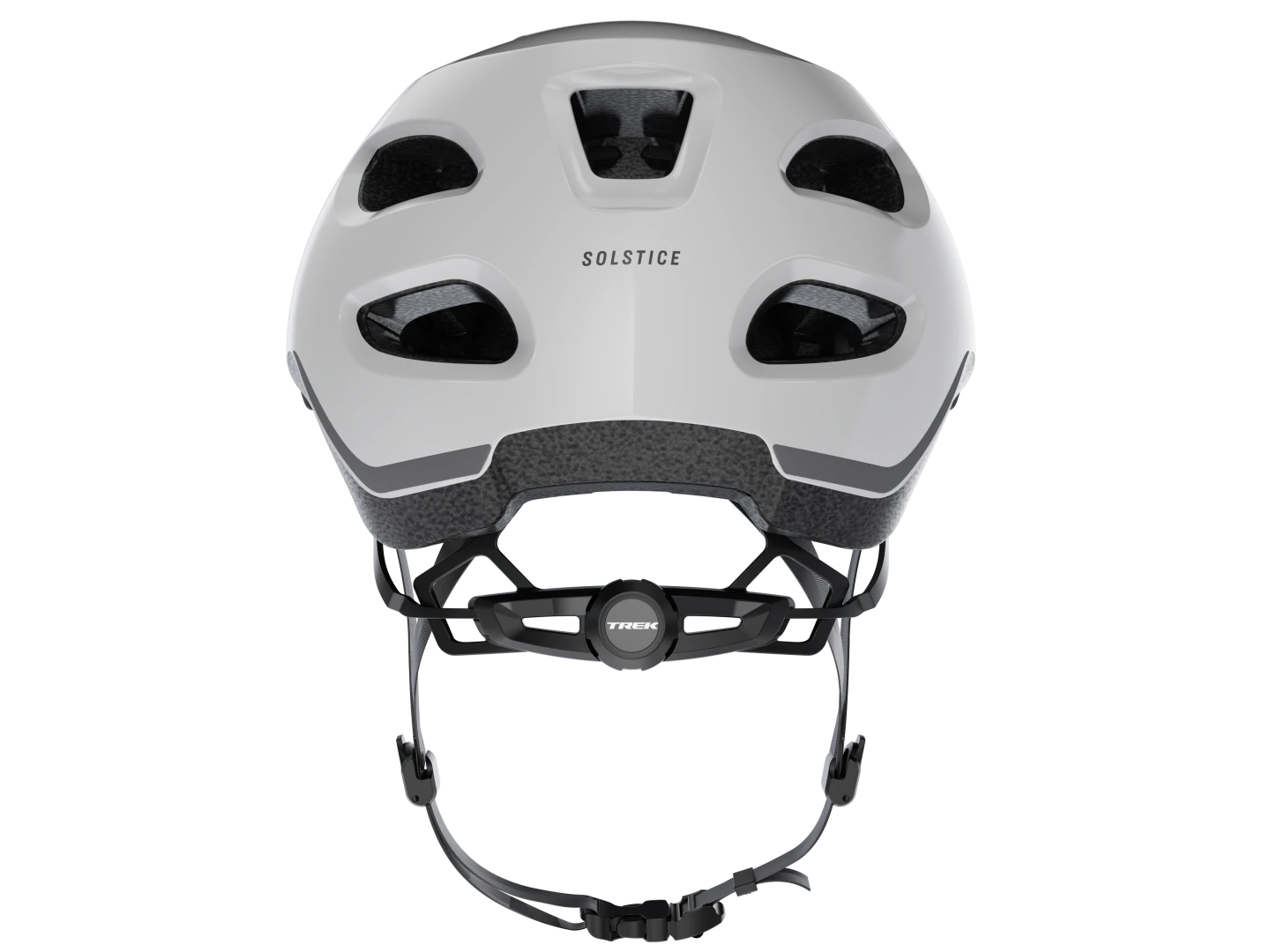 TREK SOLSTICE BIKE HELMET GLOSS CRYSTAL WHITE