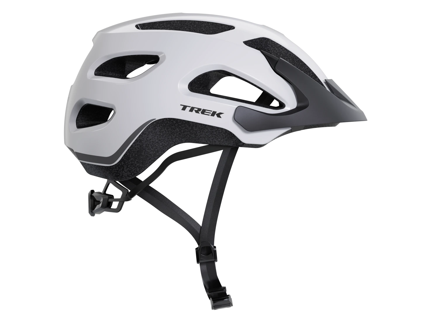 TREK SOLSTICE BIKE HELMET GLOSS CRYSTAL WHITE