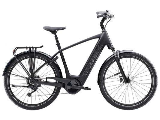 TREK VERVE+ 3 545WH ELECTRIC HYBRID BIKE 2025 MATTE TREK BLACK