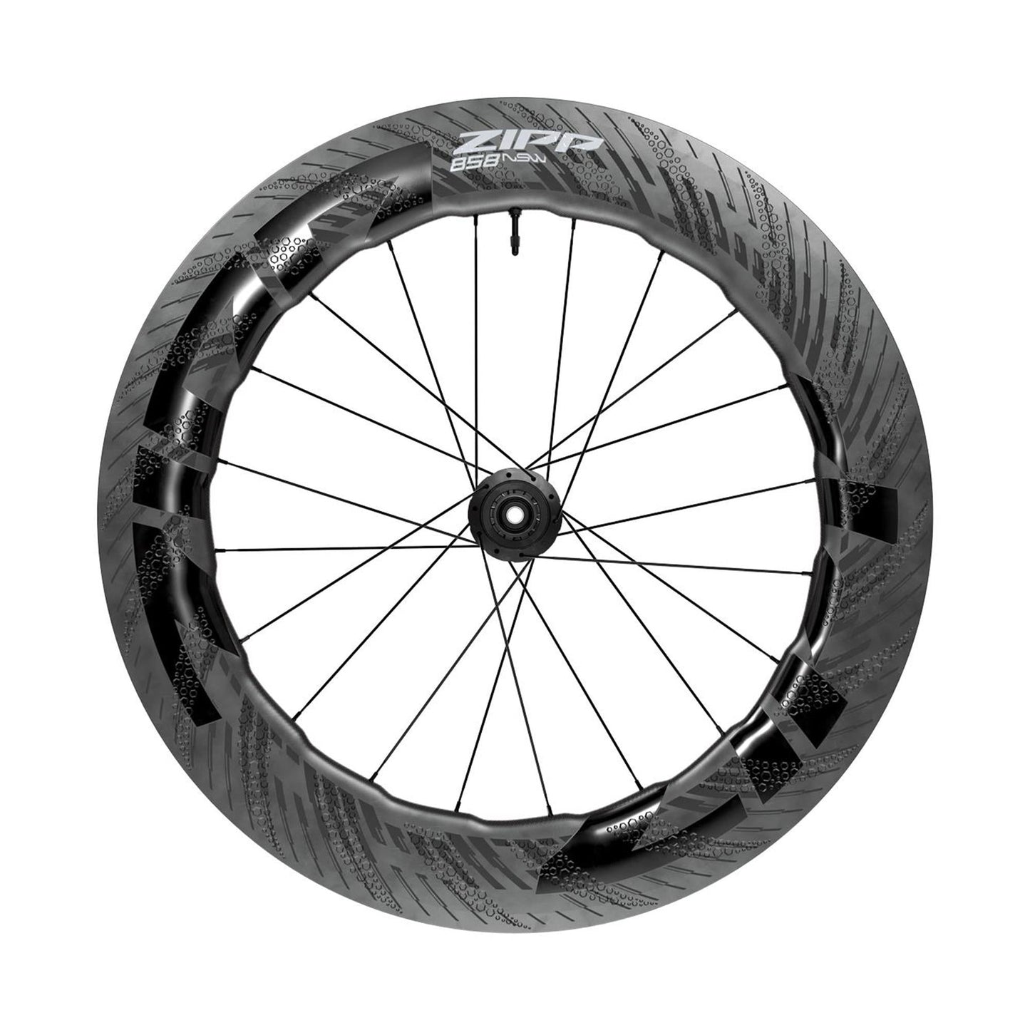 ZIPP 858 NSW CARBON TUBELESS FRONT WHEEL
