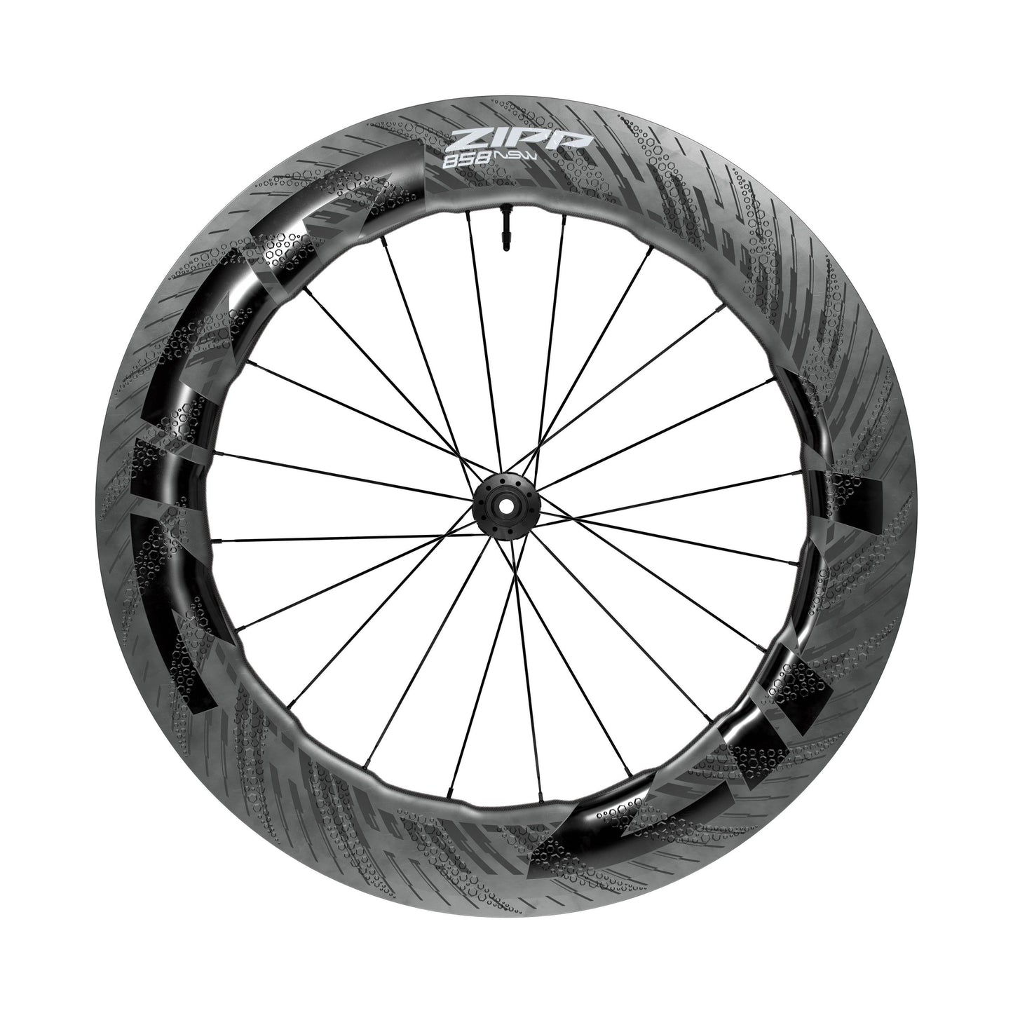 ZIPP 858 NSW CARBON TUBELESS REAR WHEEL