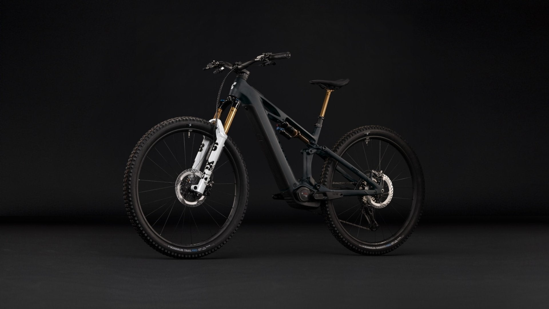 CUBE STEREO HYBRID ONE44 HPC AT 800 eMTB BIKE 2027 CARBON 'N' WHITE