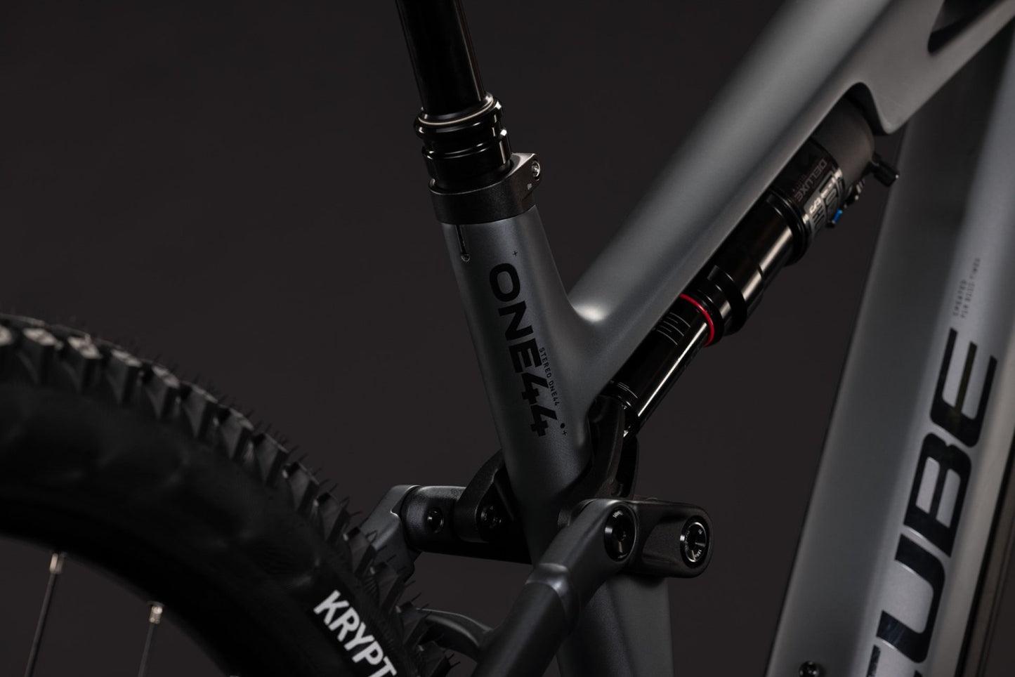 CUBE STEREO HYBRID ONE44 EXC 800 eMTB BIKE 2027 SLABGREY 'N' BLACK