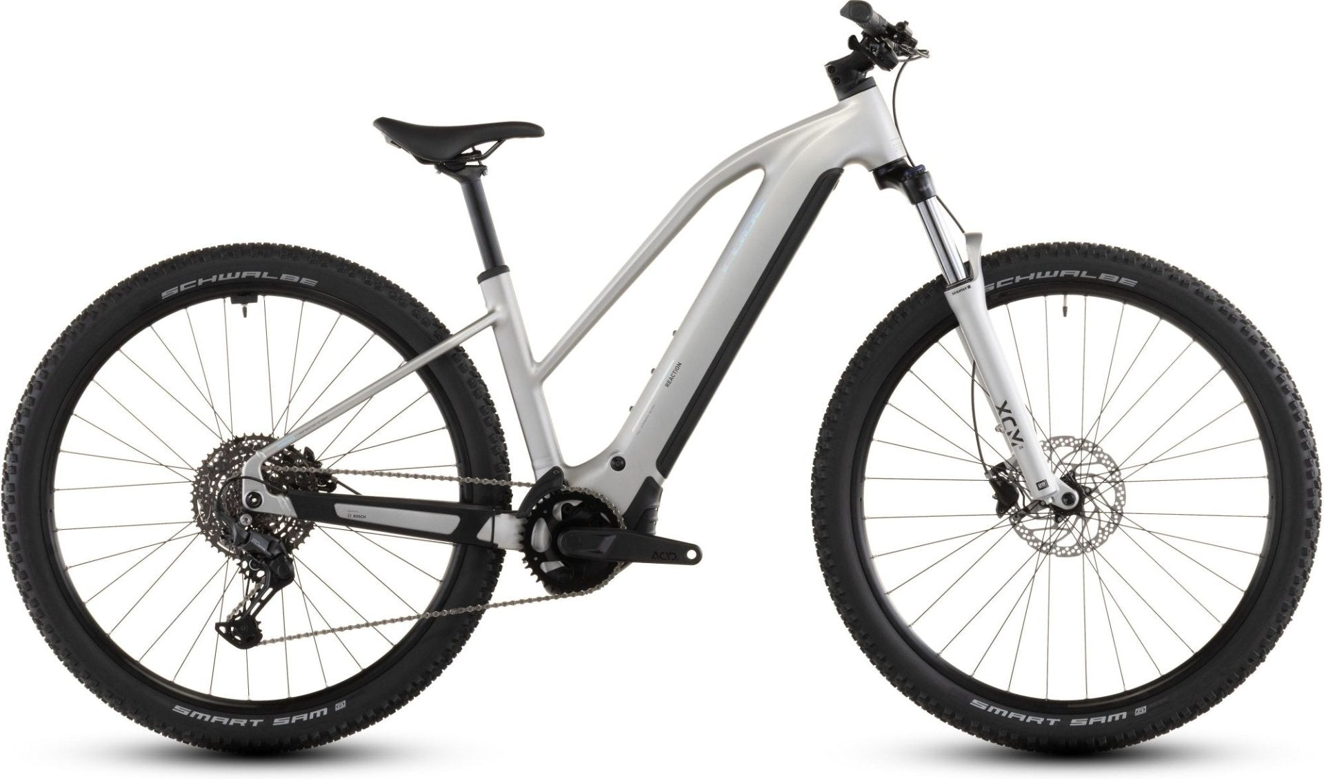 CUBE REACTION HYBRID ONE 600 TRAPEZE eMTB BIKE 2026 SLEEKGREY' N 'PRISM