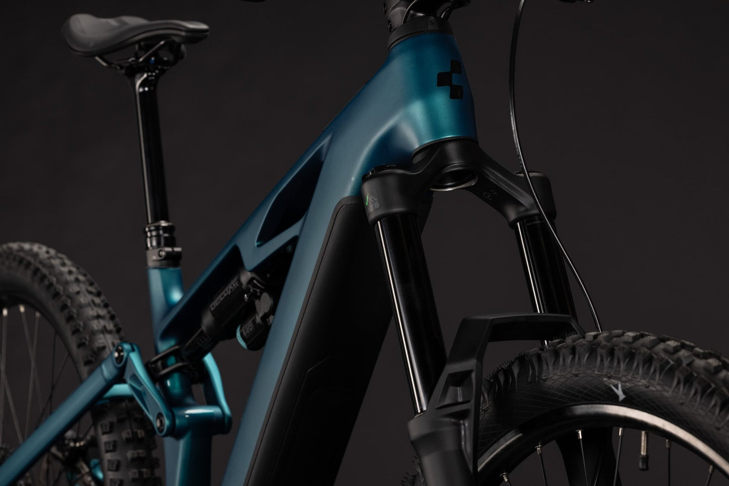 CUBE STEREO HYBRID ONE77 HPC RACE 800 eMTB BIKE 2027 METALLICPETROL 'N' BLACK