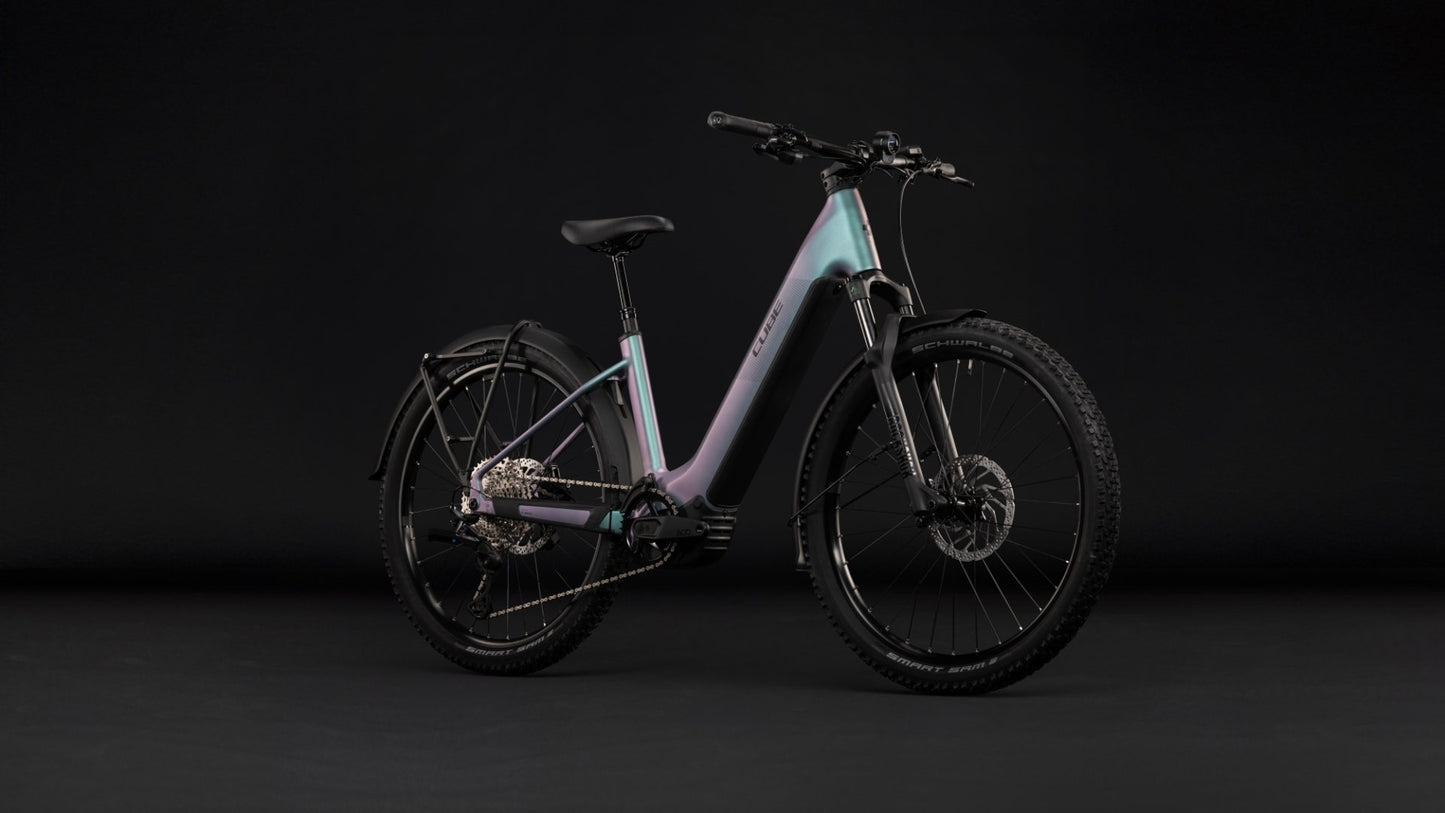 CUBE REACTION HYBRID PRO 800 FE HARDTAIL eMTB BIKE 2027 POLARLIGHT 'N' BLACK (EASY ENTRY)