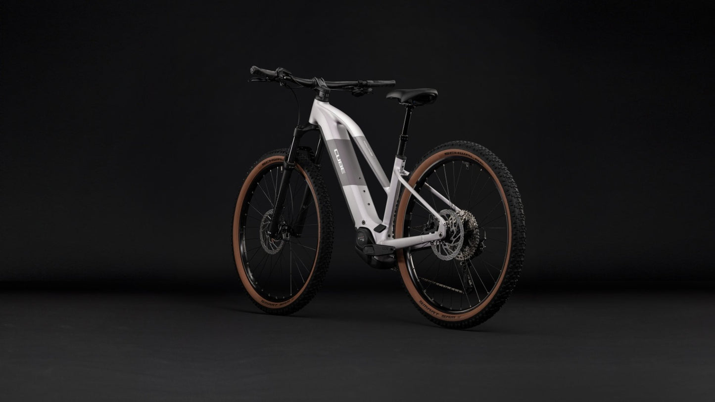 CUBE REACTION HYBRID PRO 800 HARDTAIL eMTB BIKE 2027 LILACBREEZE 'N' PRIZM (TRAPEZE)