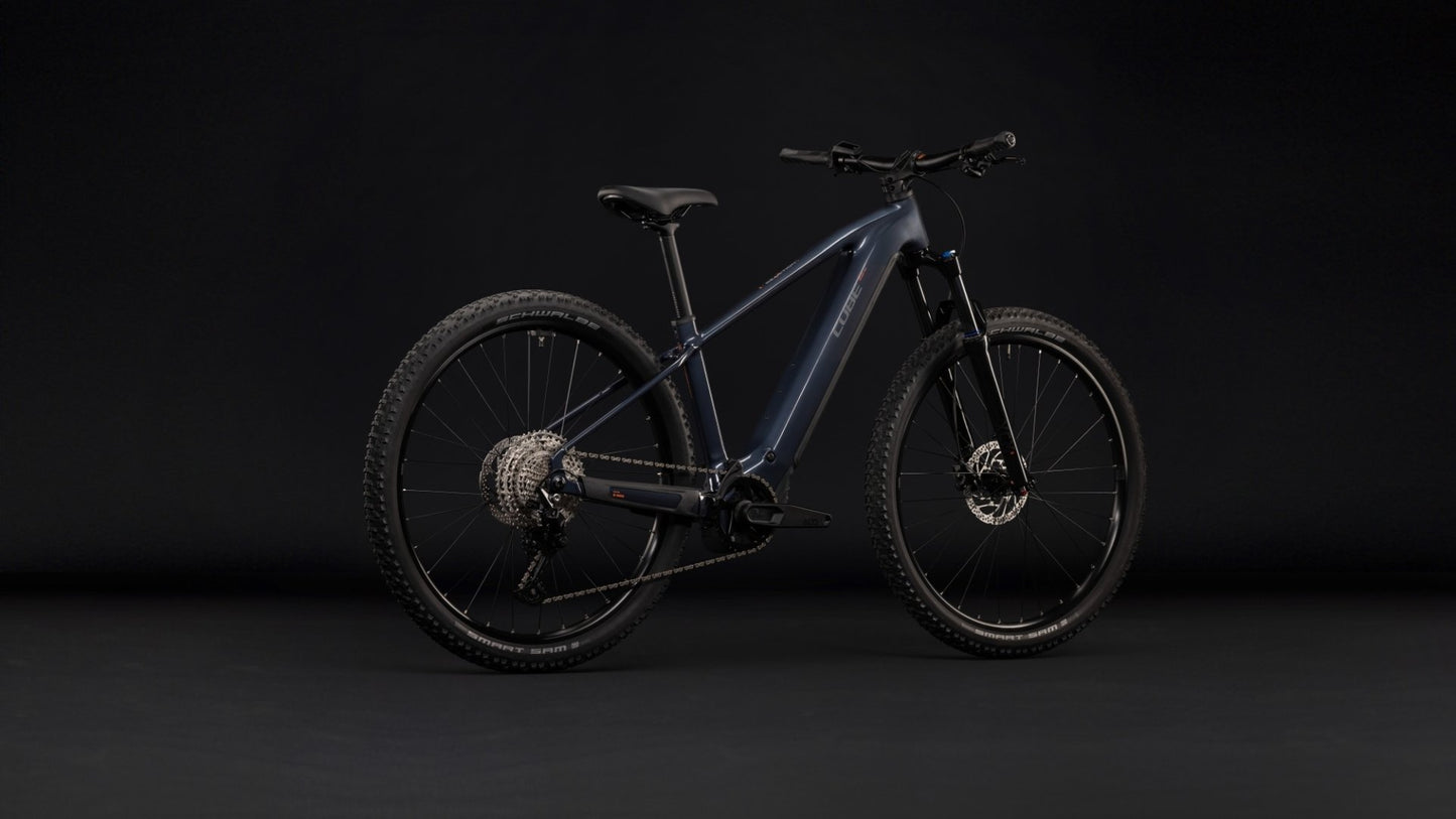 CUBE REACTION HYBRID ONE 720 HARDTAIL eMTB BIKE 2027 OOLONGGREY 'N' REFLEX