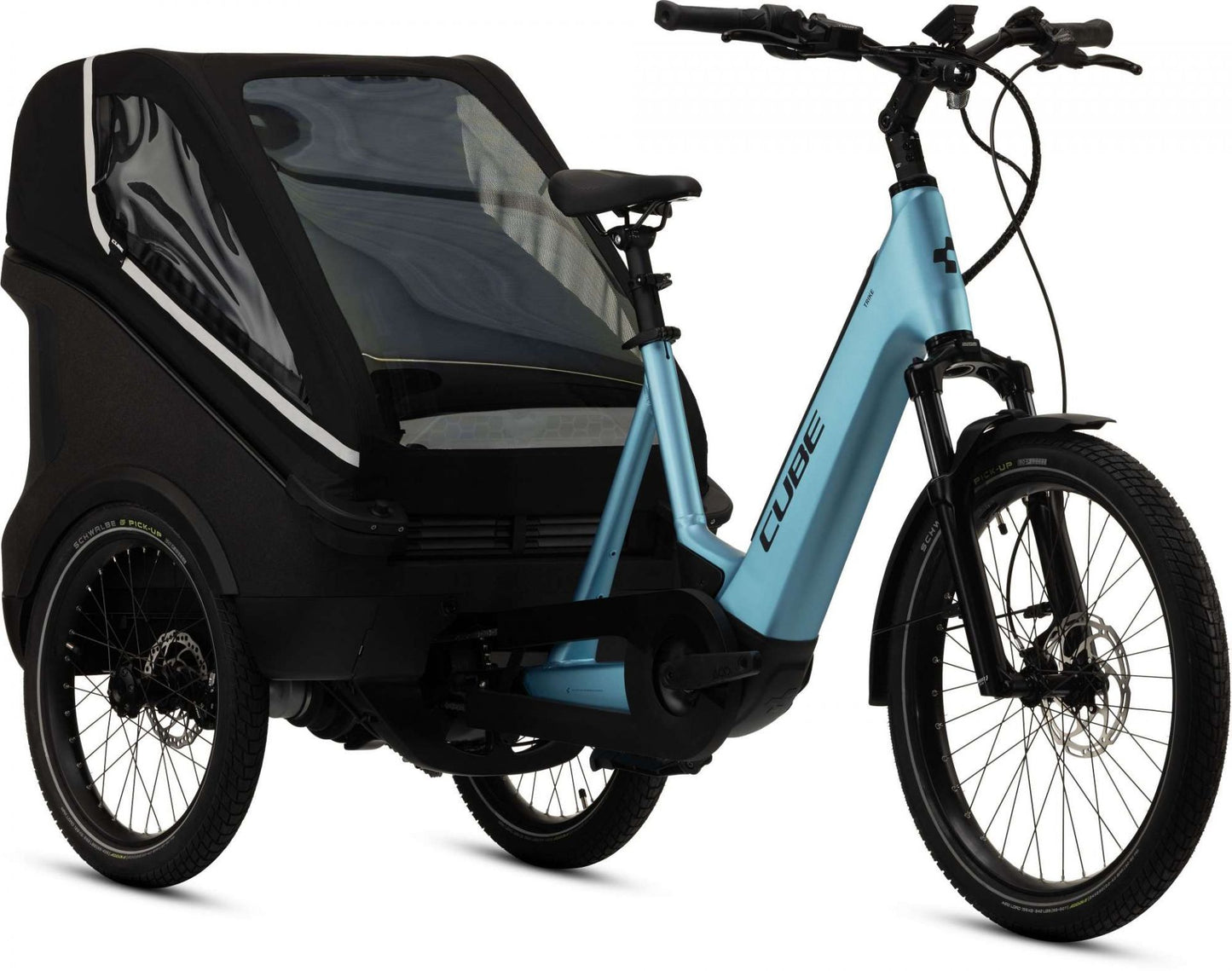 CUBE TRIKE FAMILY HYBRID 750 eBIKE 2024 BLUE 'N' REFLEX