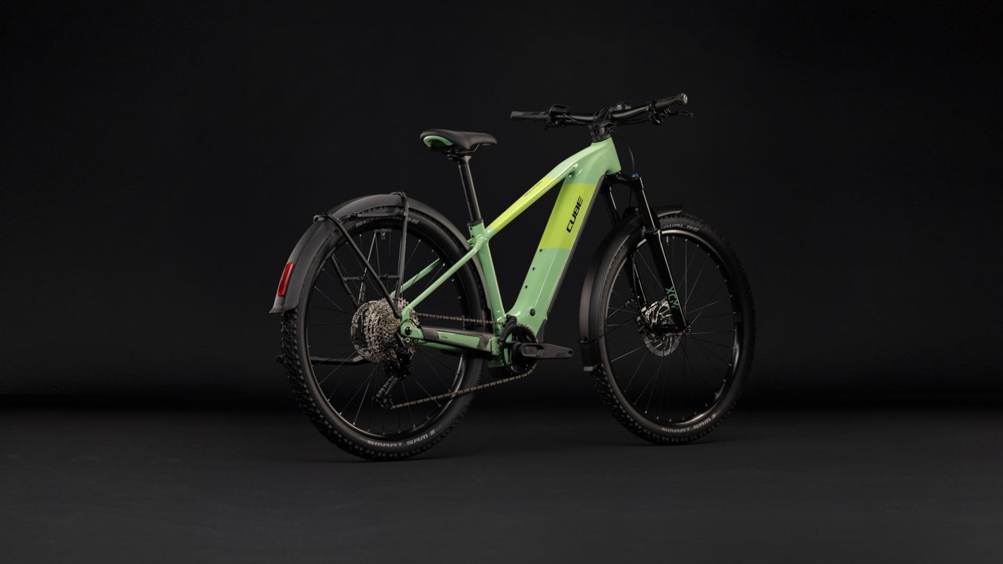 CUBE REACTION HYBRID ONE 720 FE HARDTAIL eMTB BIKE 2027 CACTUS 'N' BLACK